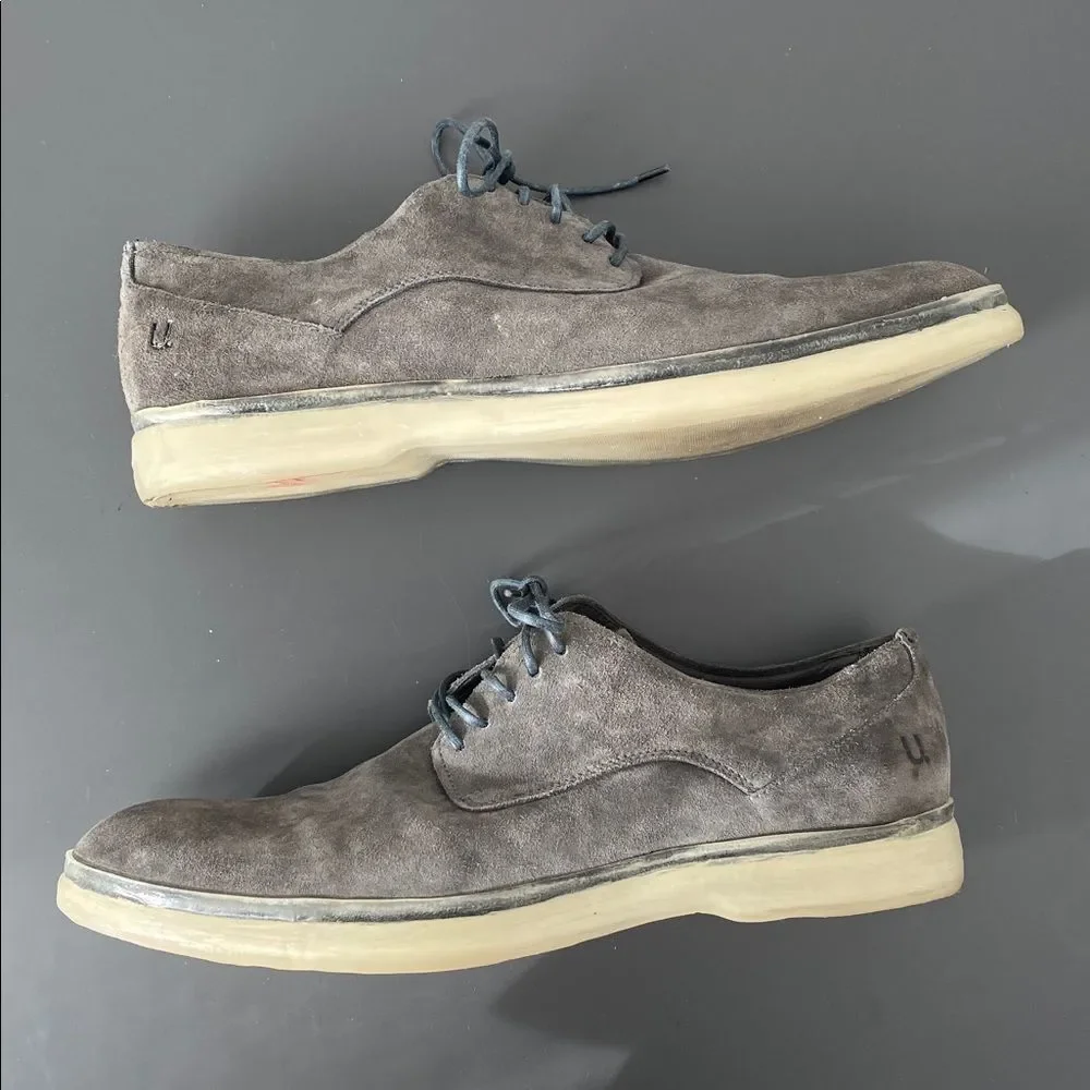 Untamed Street Gray Suede Men's Shoes 44 (US 10) Made in Italy Street Business